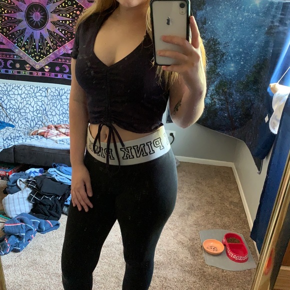 Shein runched crop top - Picture 3 of 3